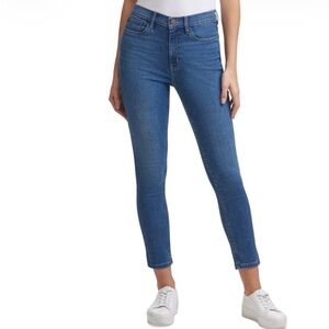 Calvin Klein👖 High Rise Skinny Ankle Jeans Storm Blue Size 6/28 27L